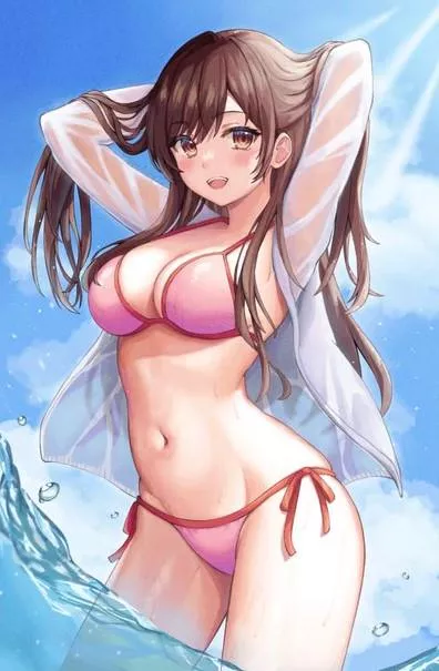 slaying that bikini body on the beach