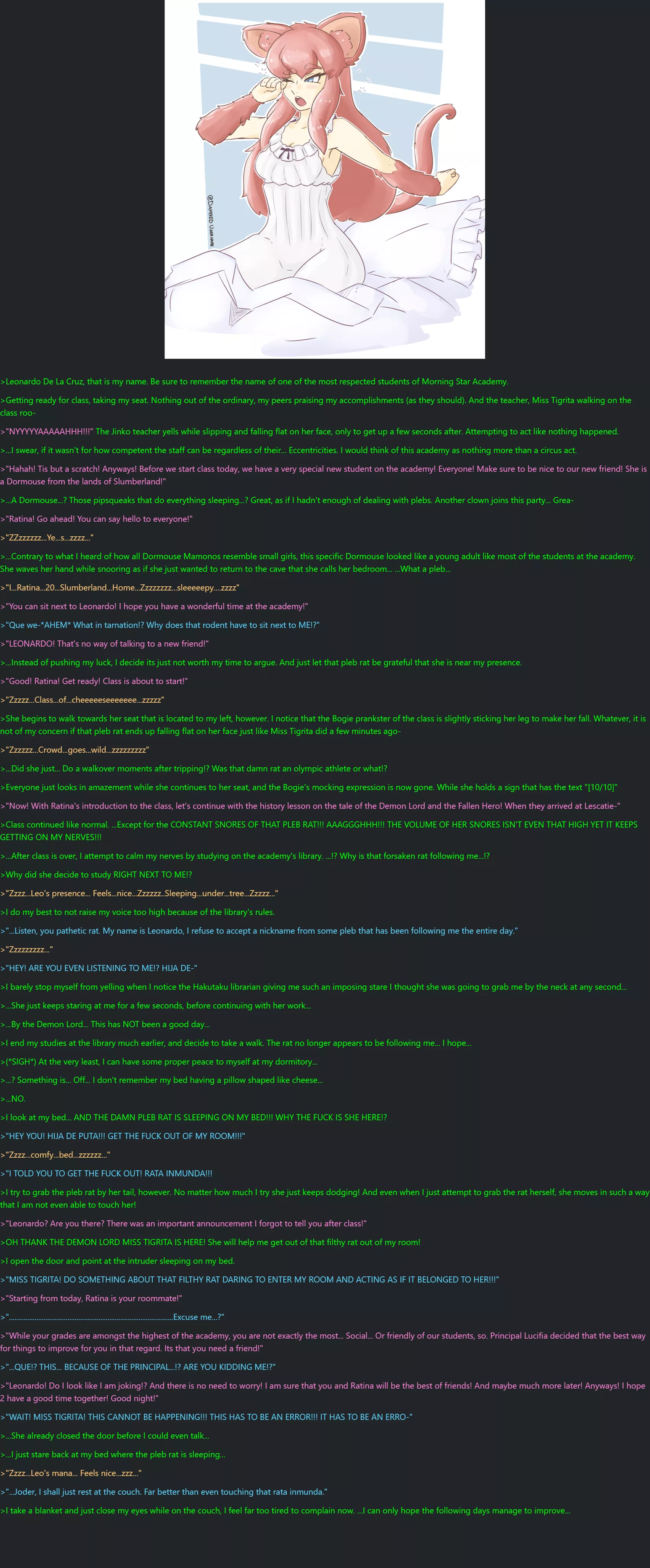 The Noble and the Dormouse Part 1: Sleepy Partner