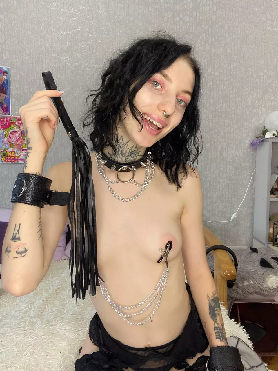 Try it all on your naughty little slut. 