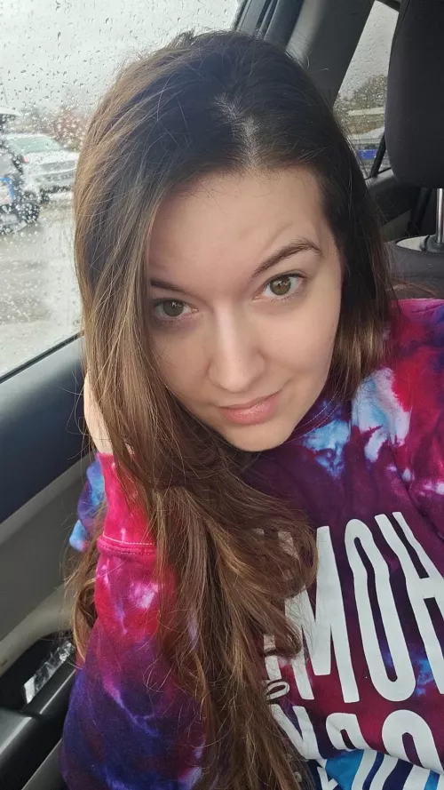 Well no makeup on this gloomy day