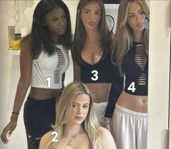 Which girl caught your eye first?