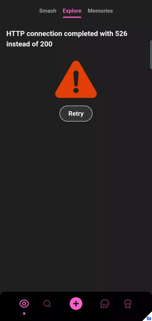 Why does android app gives error?