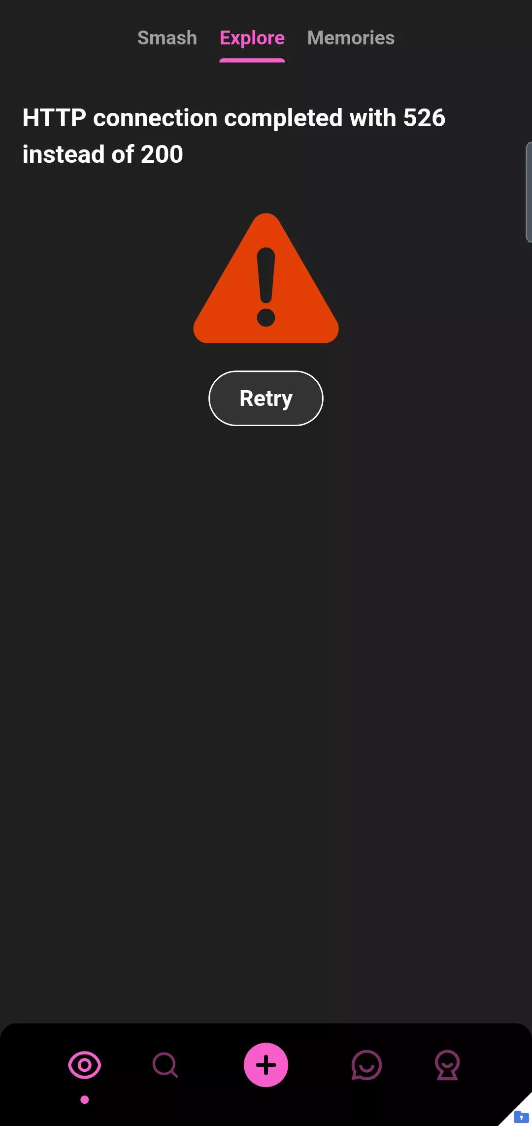 Why does android app gives error?