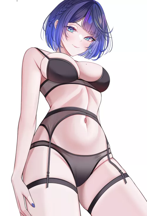 Yelan in lingerie