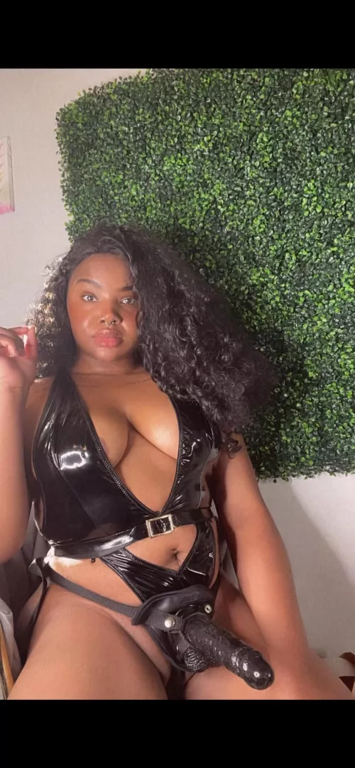 You have a worm between your legs, you are only good for me to use you as my sex toy and penetrate you daily with my strap on