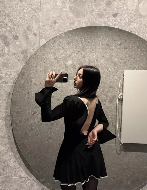 you need to take off the dress and put it on the bed and then it's just a matter of technique