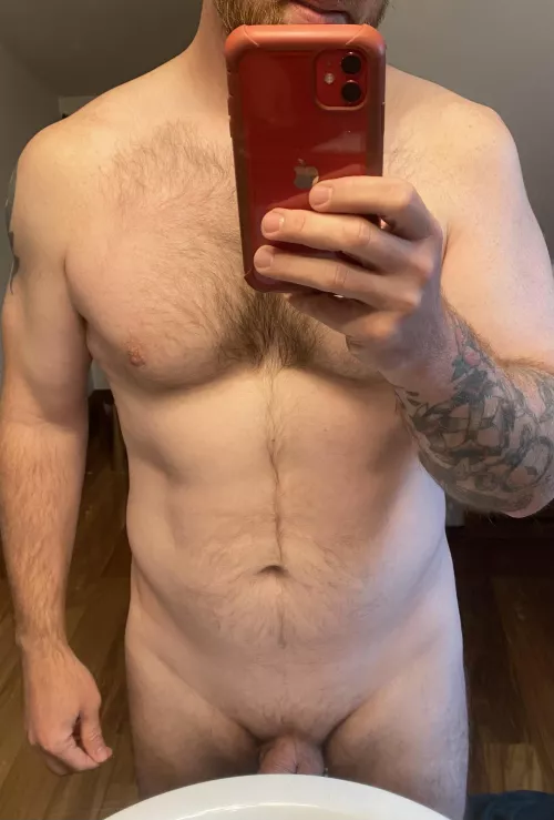 [42] Pre shower daddy waiting for my baby girl 