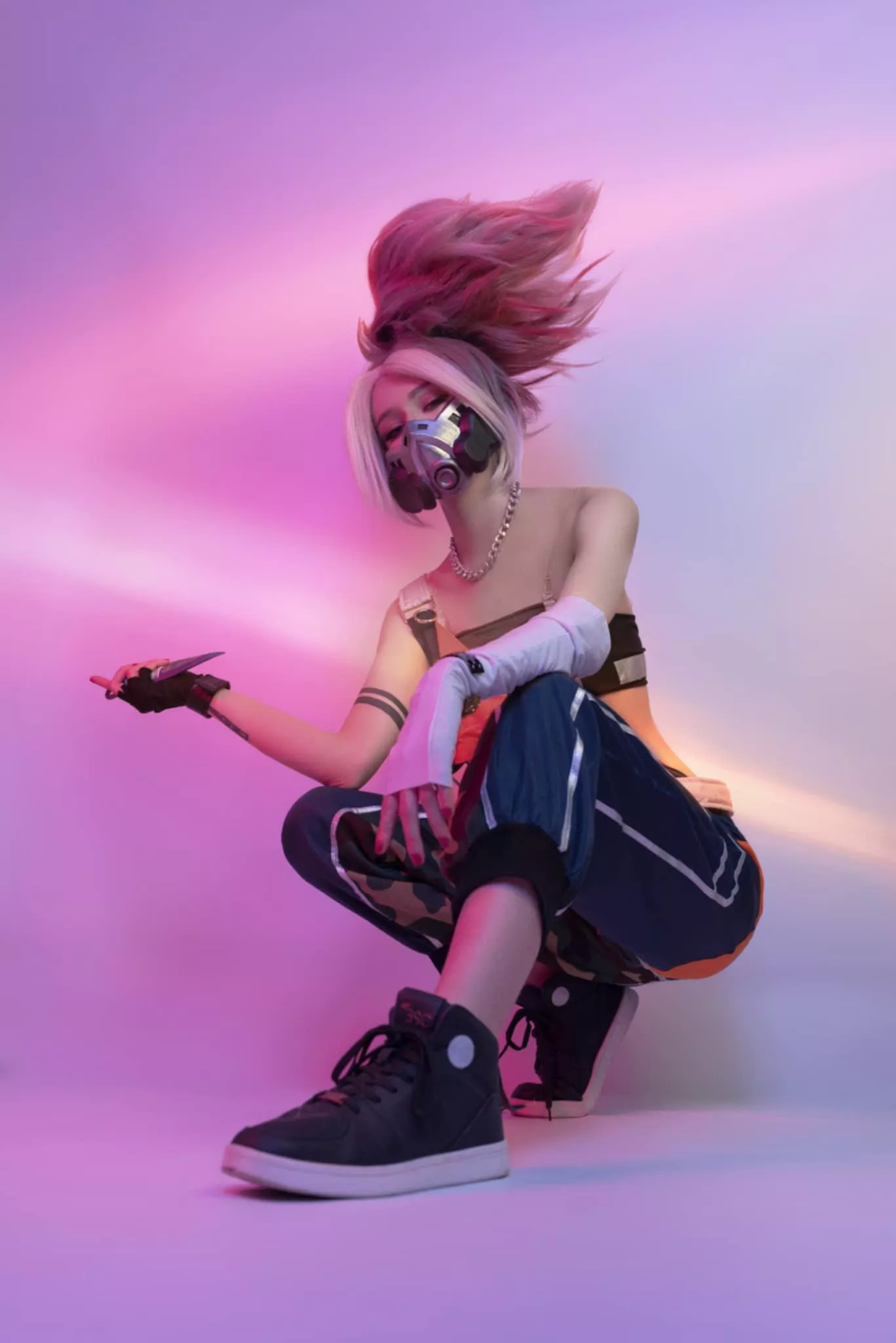 Akali cosplay by (whiteeefox) 