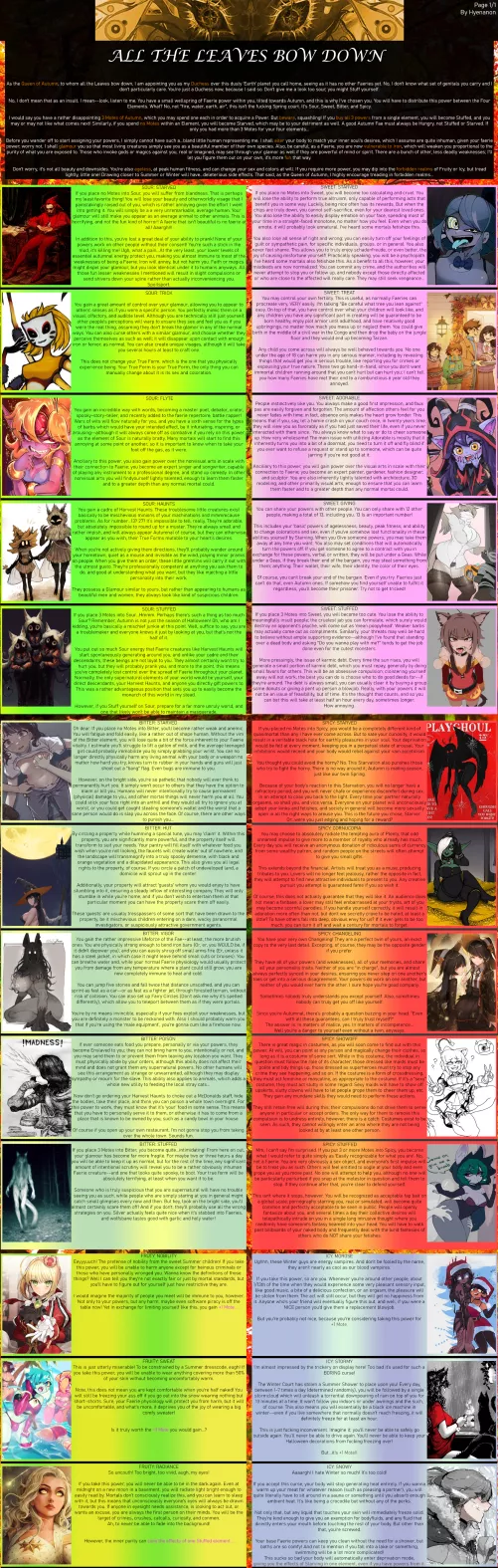 All The Leaves Bow Down by Hyenanon