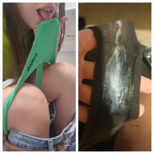 Am I crazy that I love licking my dirty panties? :)
