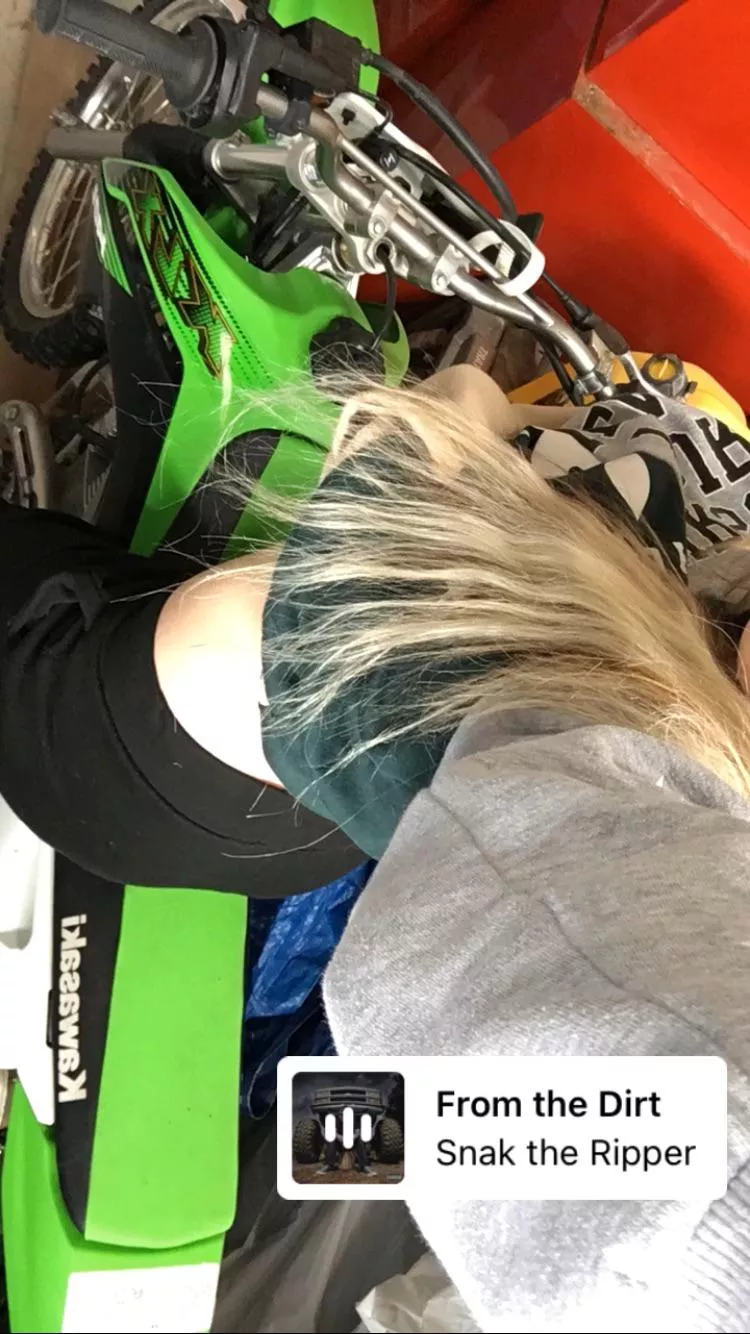 Blondie loves to ride 😈