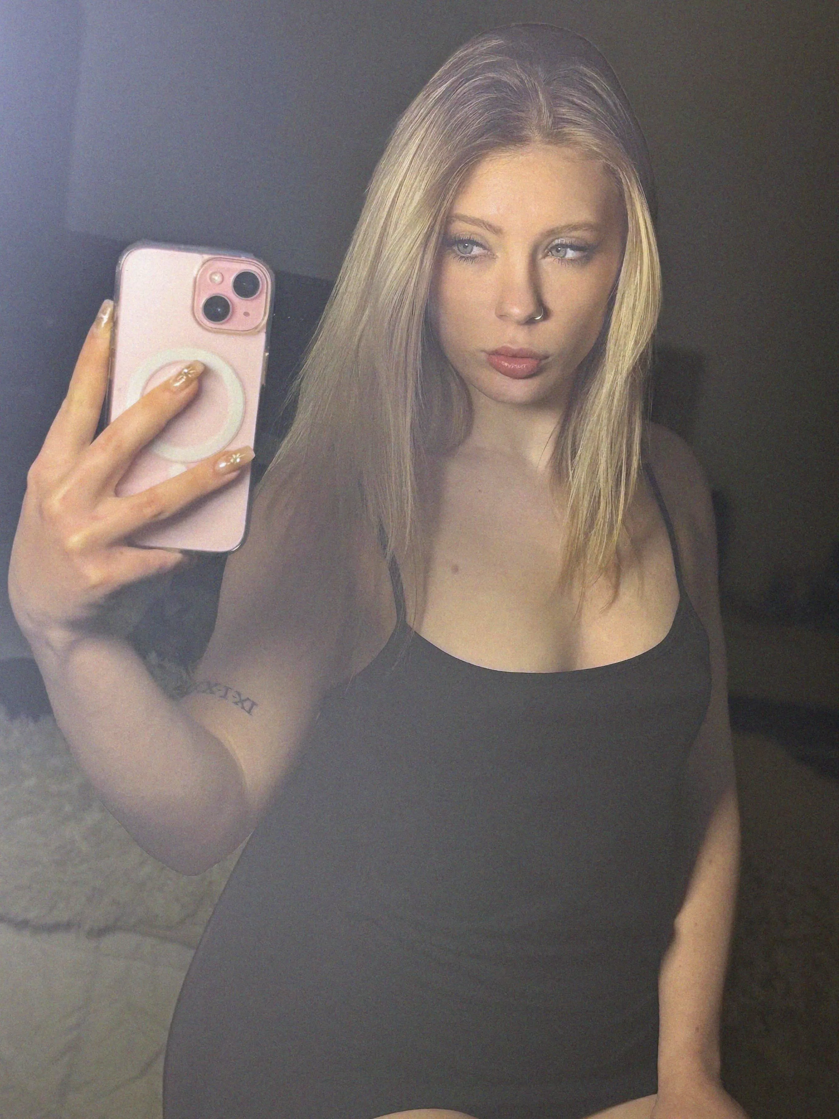 Boredom Strike bed selfie.... Let’s Make Tonight a Little Spicier... You In?