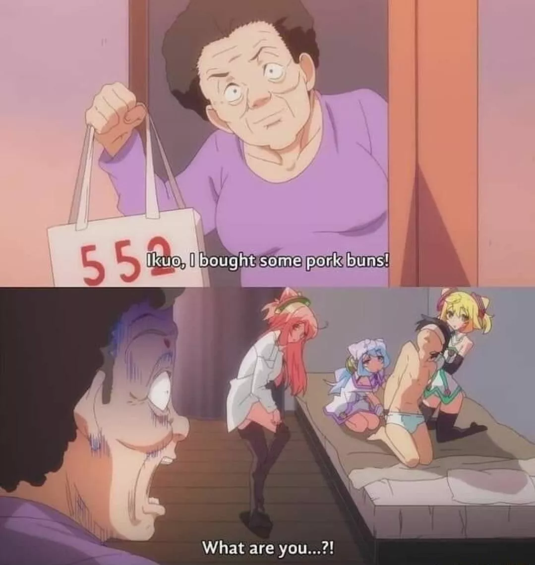 Bought some pork buns 