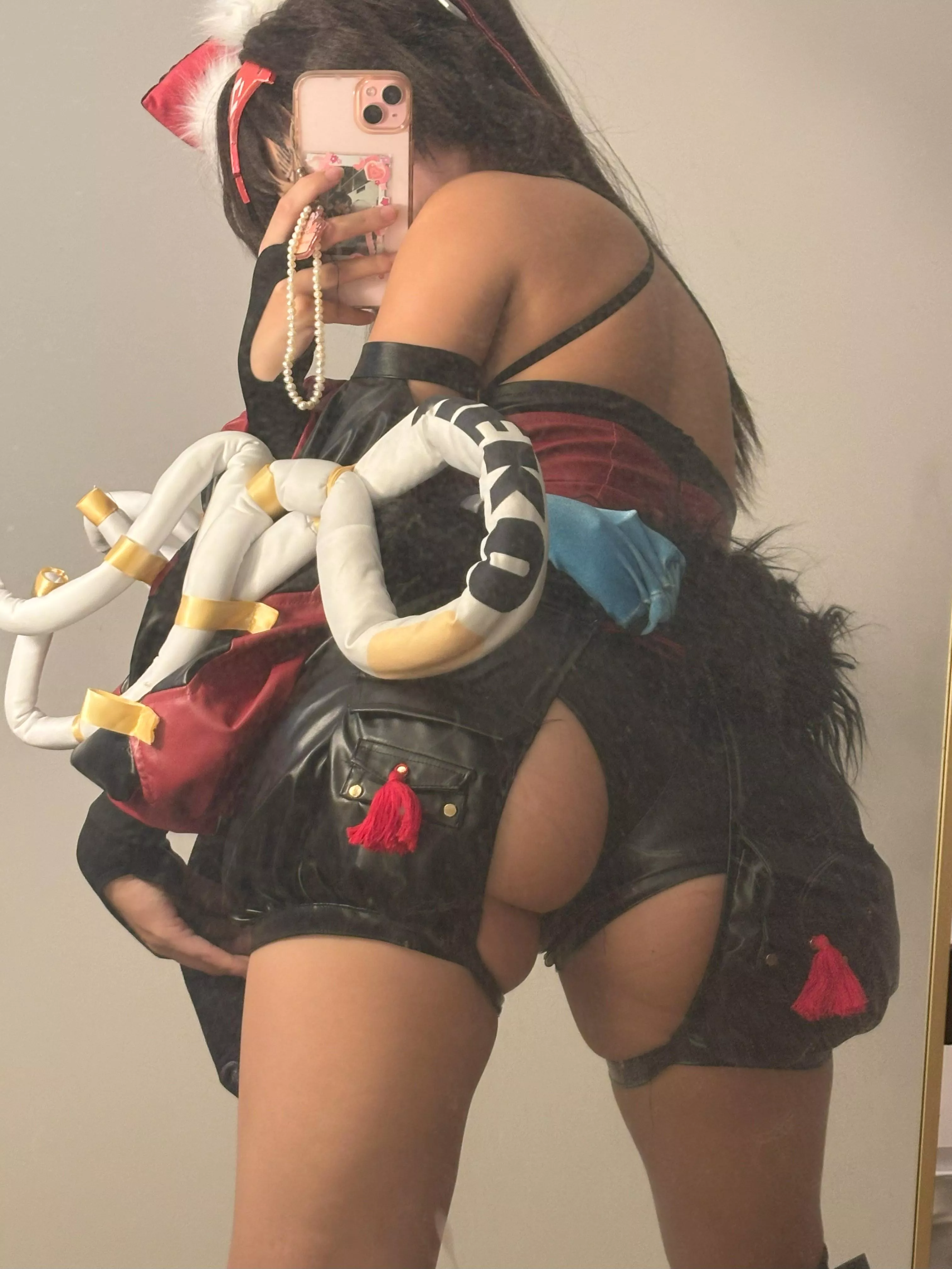 Cosplaying as Nekomata (PearllhimePlayful)