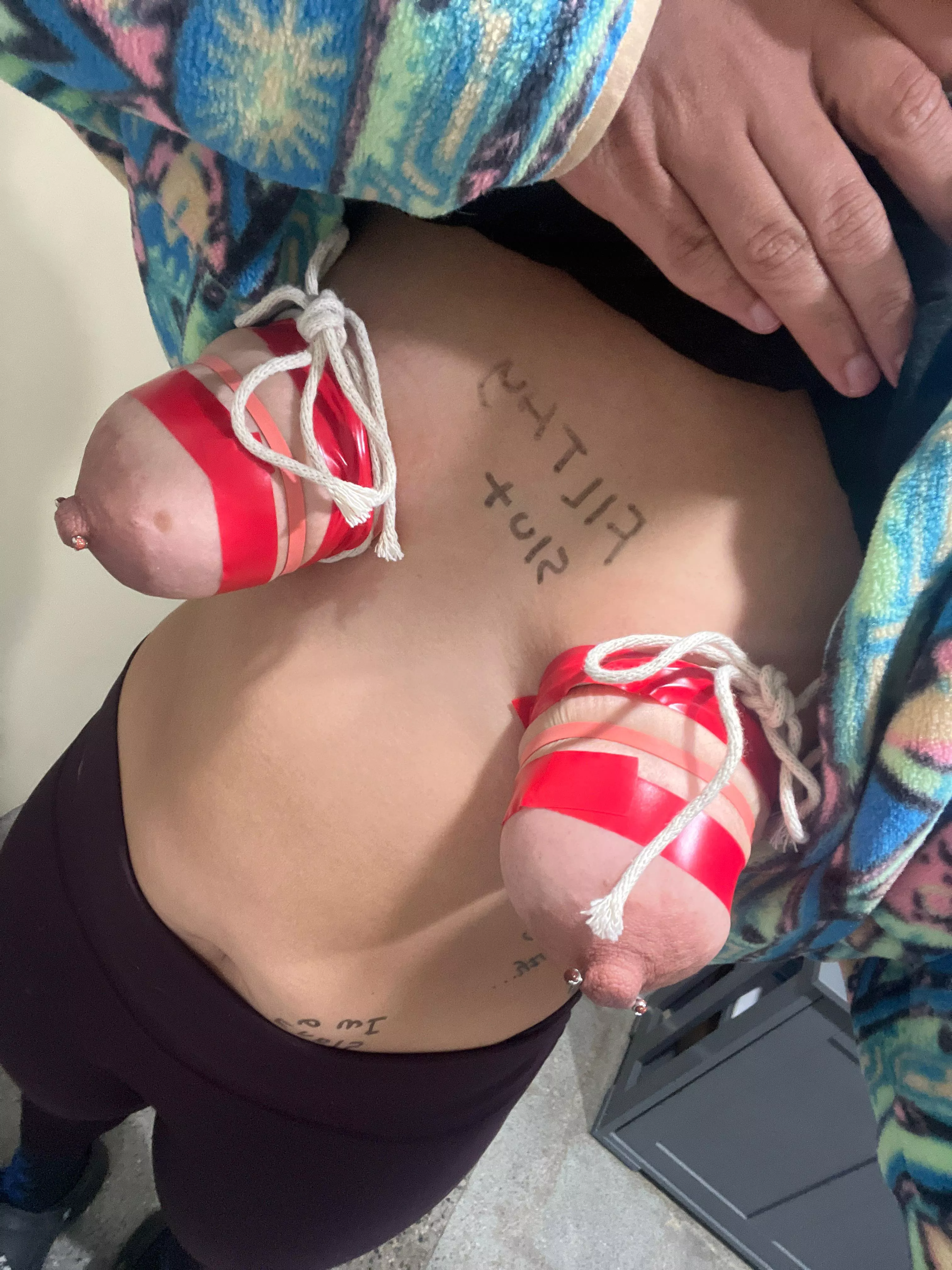 fully dressed for work 