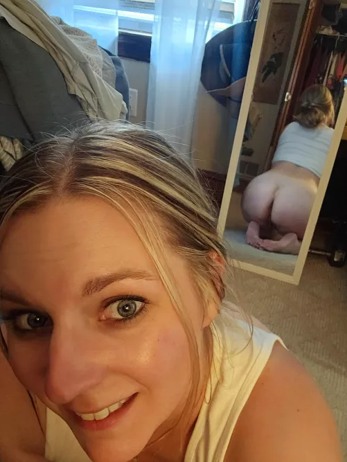 I always keep the back door open