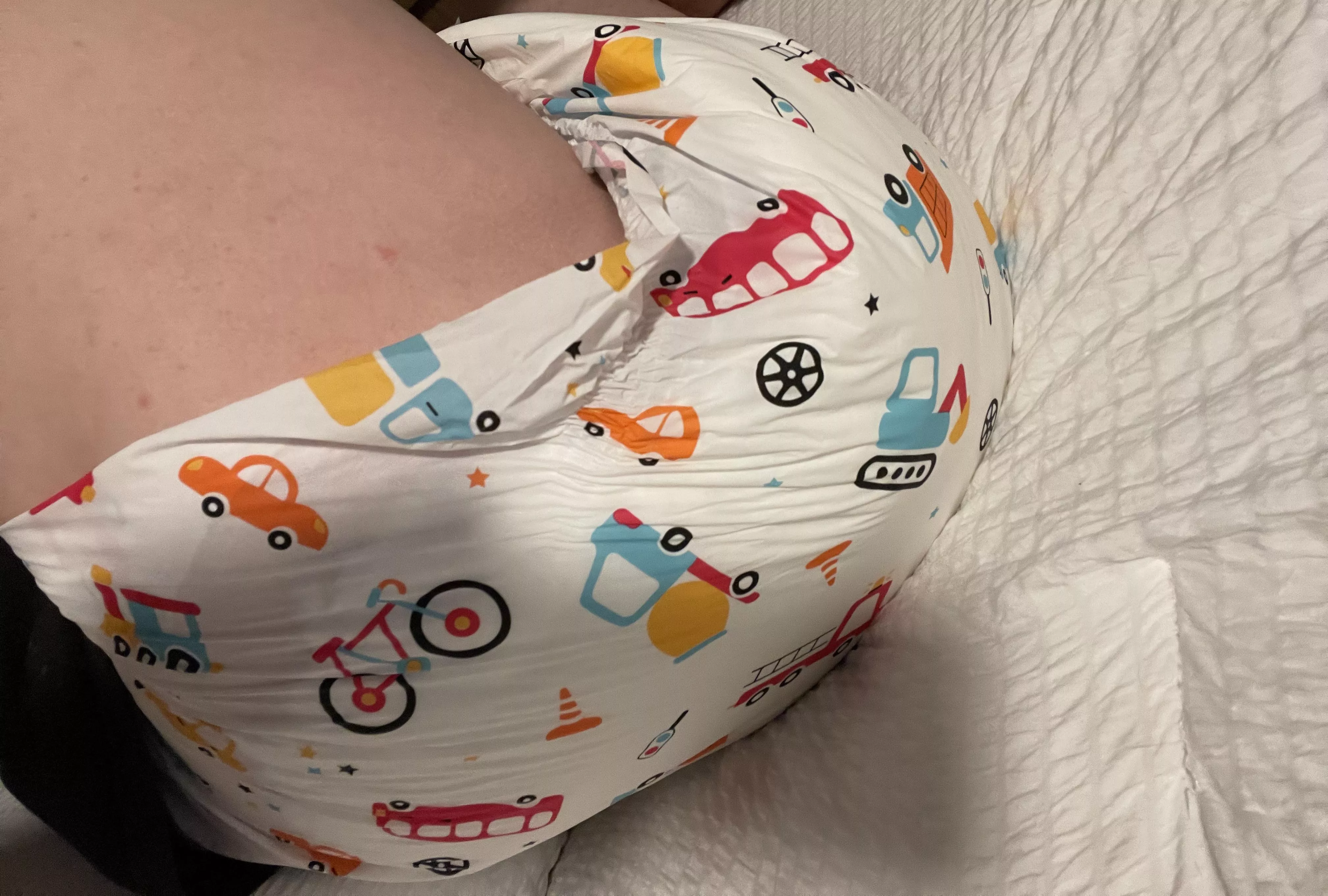 I couldn’t wait to use my new diapers 