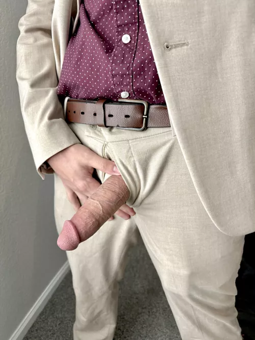 I never wear underwear in a suit