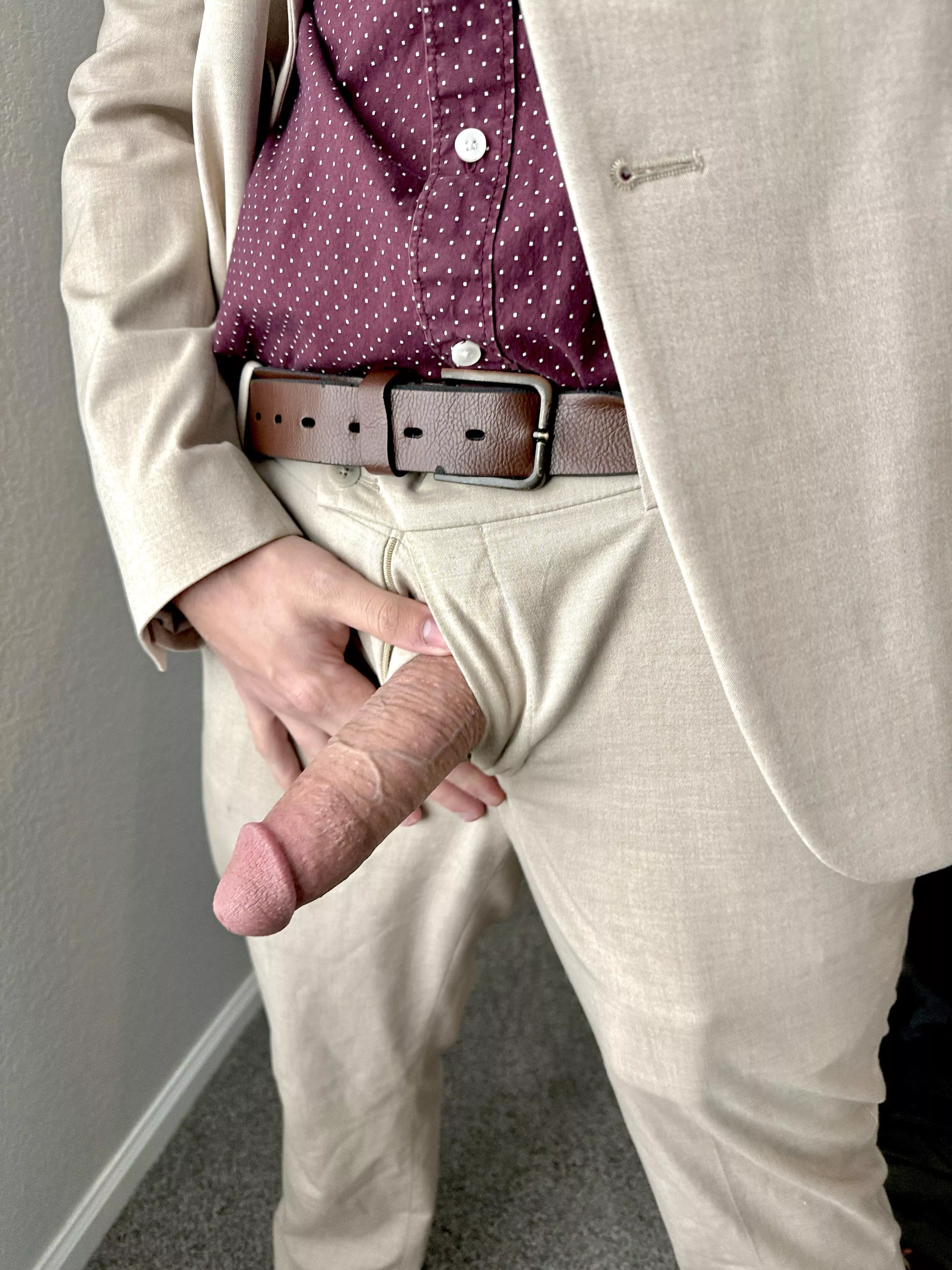 I never wear underwear in a suit