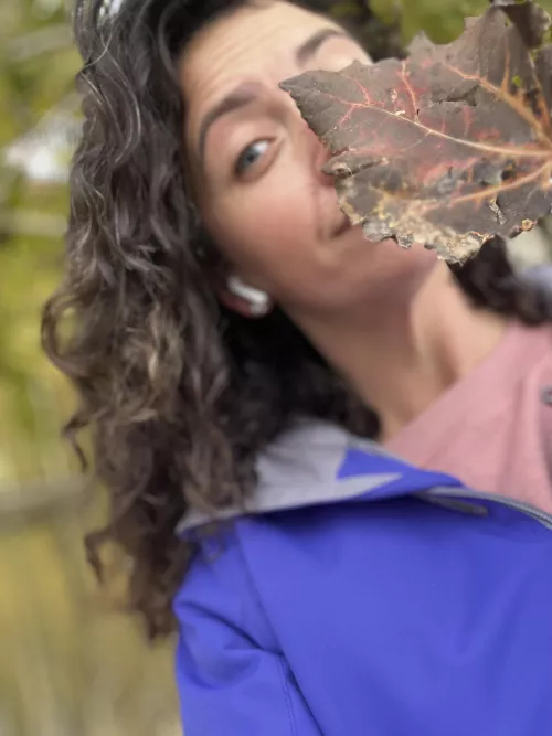 I’d say leaf me alone but we all know you’re a sucker 