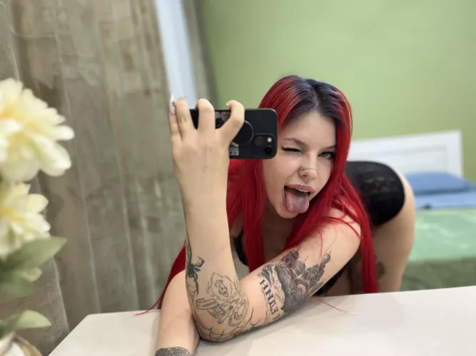 It's a good excuse to take a picture of your pretty face