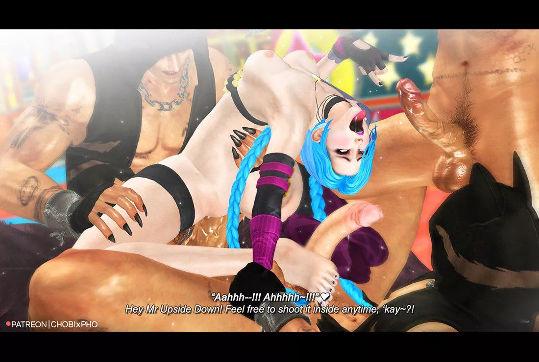 Jinx Gangbanged for Halloween (CHOBIxPHO)