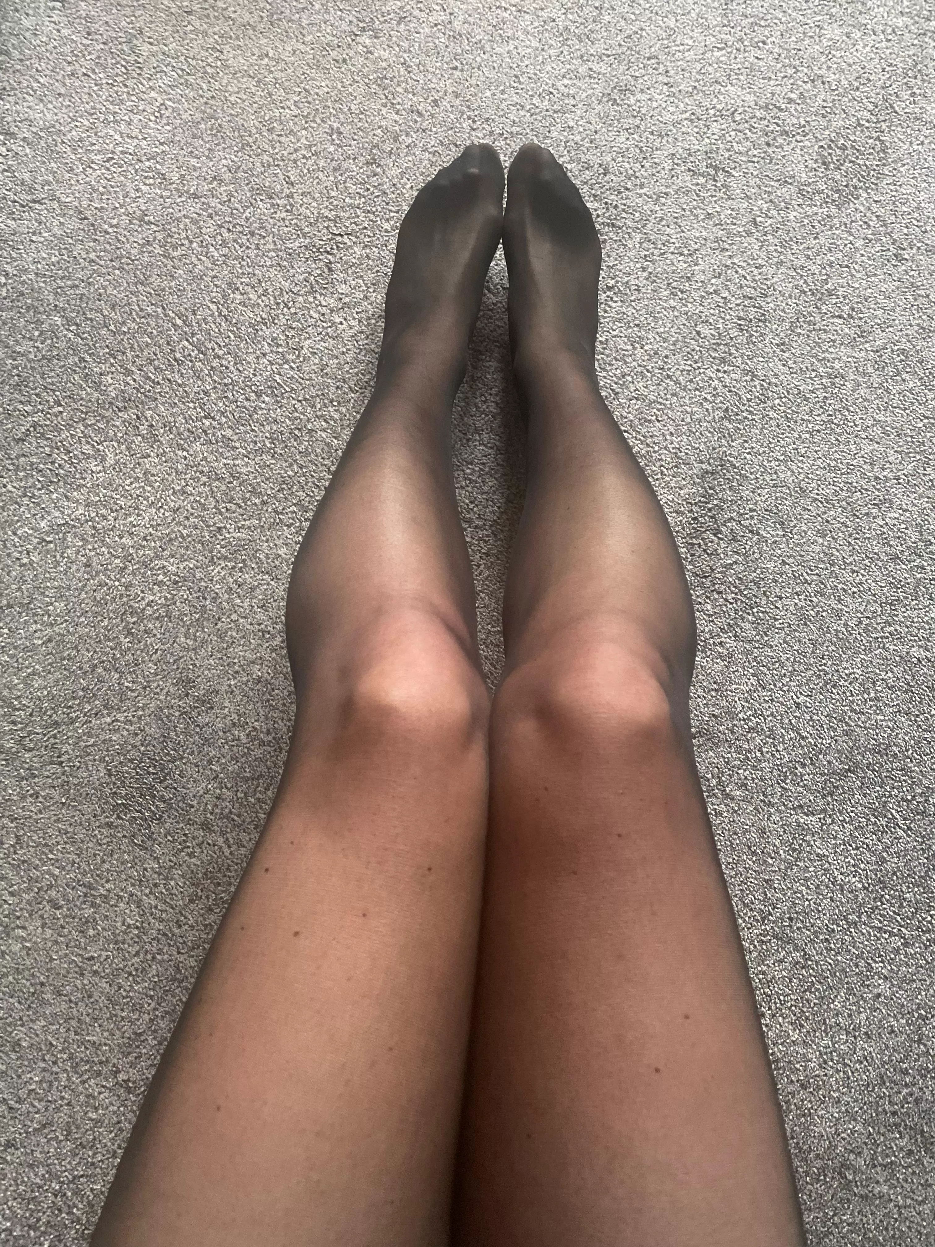 Just my legs in pantyhose 