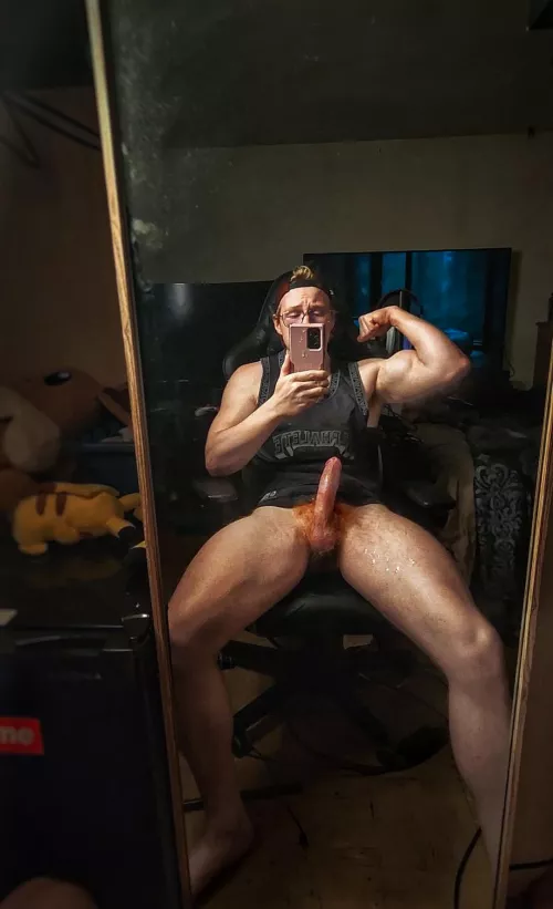 Kneel in front of me and blow my ginger BWC until its wet enough to breed you