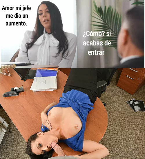 Muy eficiente la mujer