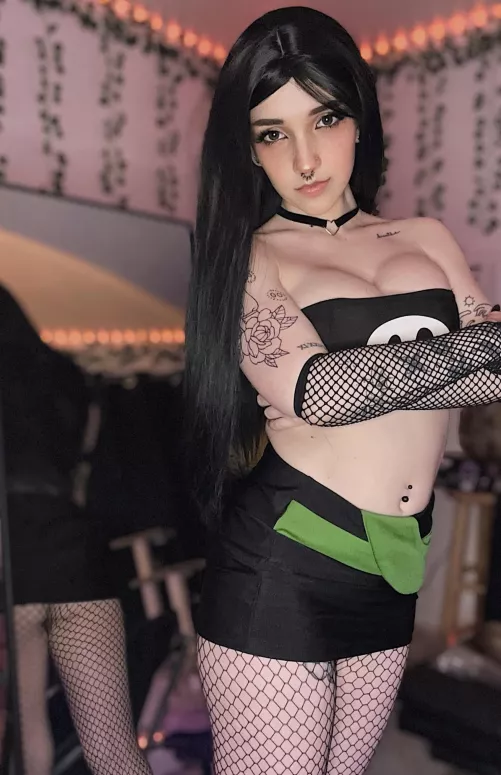 My halloween costume as goth Sam Manson