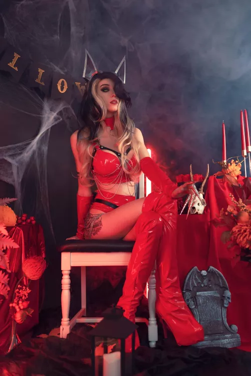 My Hallowen Ahri cosplay (whiteeefox) 