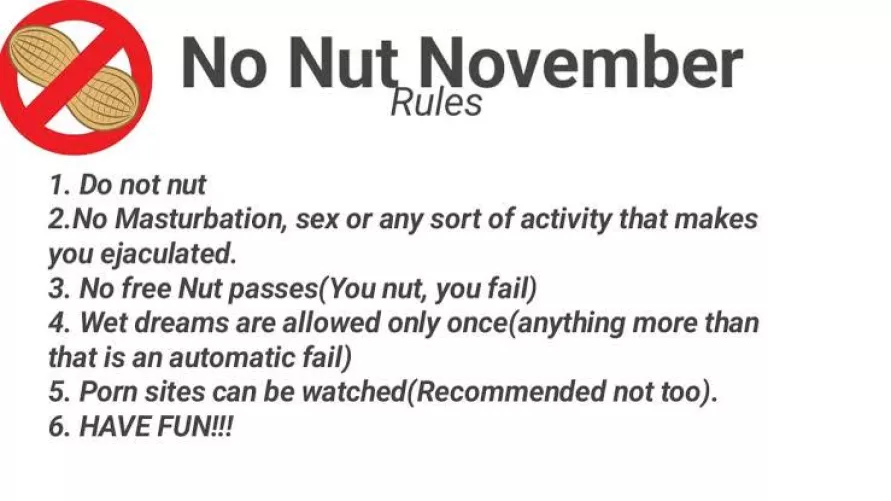 NO NUT NOVEMBER