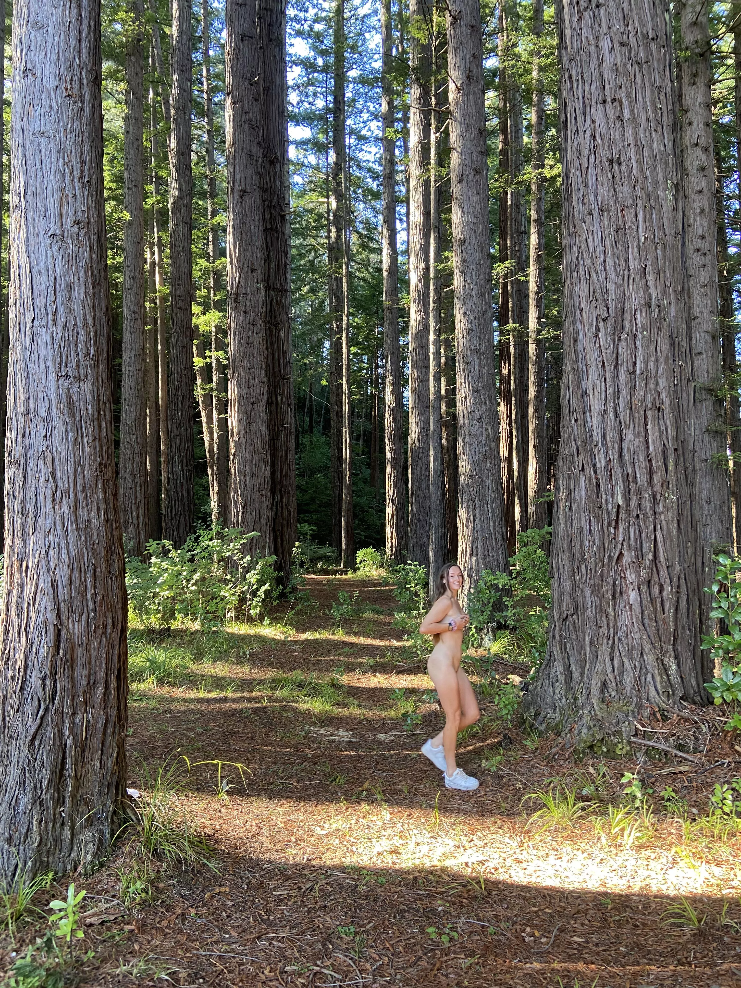 Small breasts, but a presence that dominates