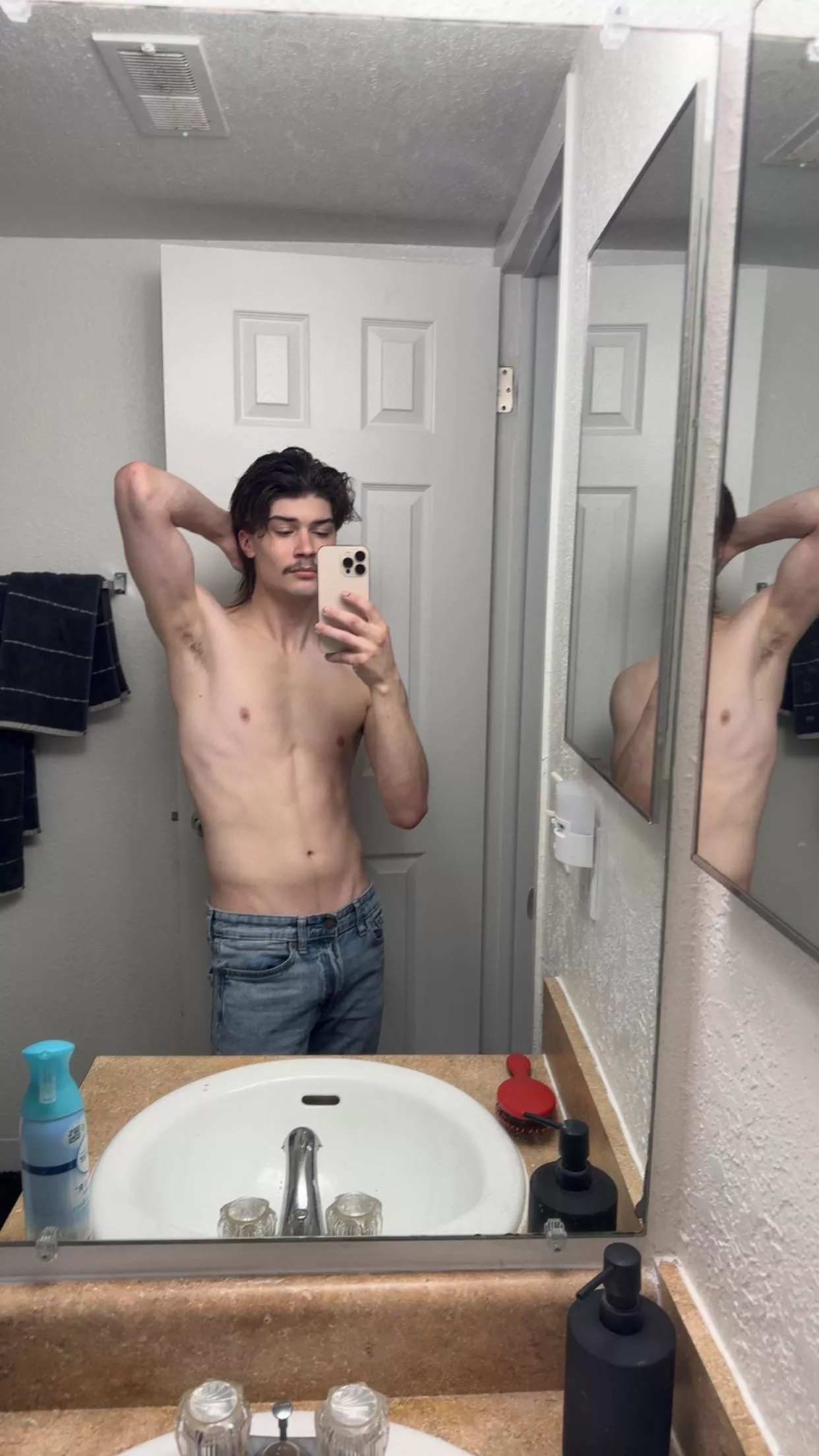 The after gym shower hits different 