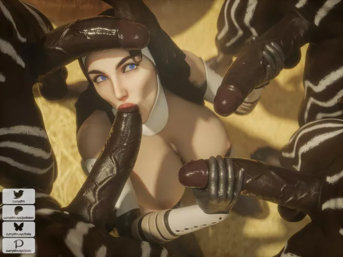 The Battle Nun visits a remote tribe to convert the natives (currysfm) [Original]