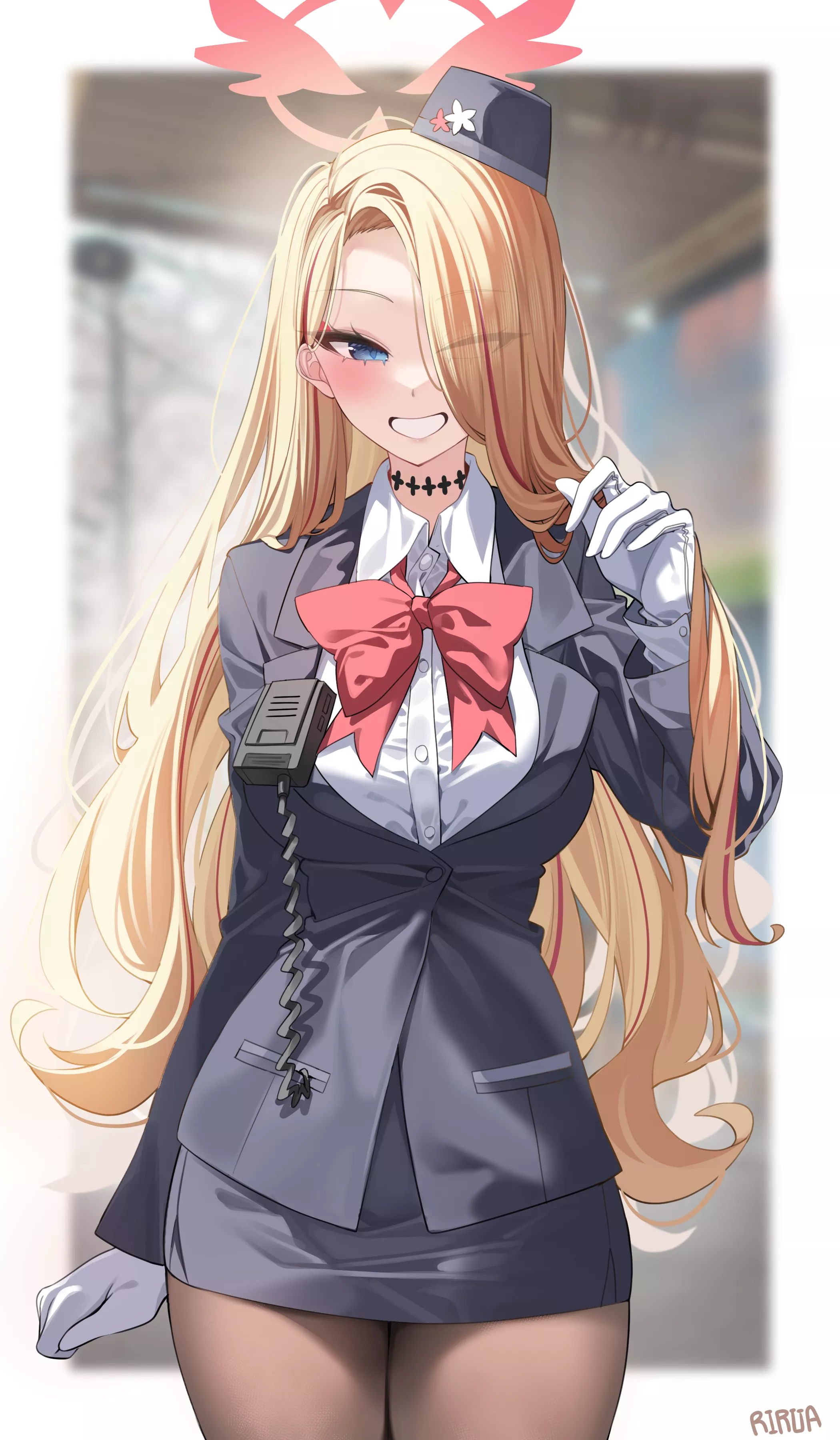 Tour Guide Pina and her lovely smile (RIRUA) [Blue Archive]