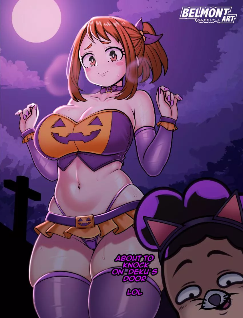 Uraraka’s sexy Halloween costume 