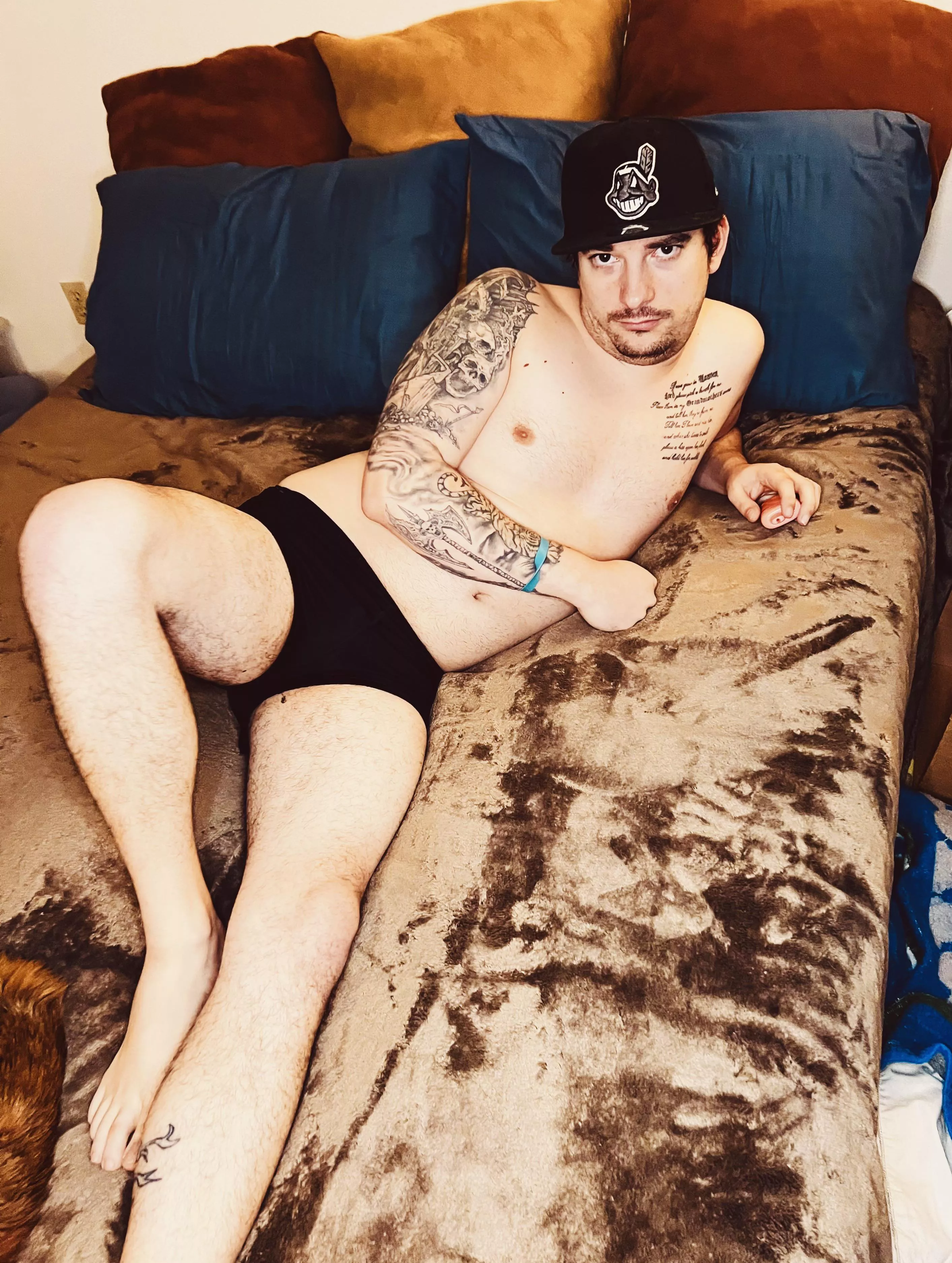 Waiting for you to lay in bed