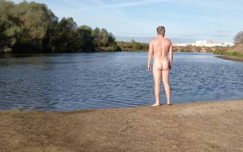 Walking by the river