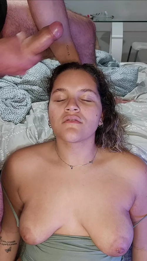 when she waits anxiously for milk💦