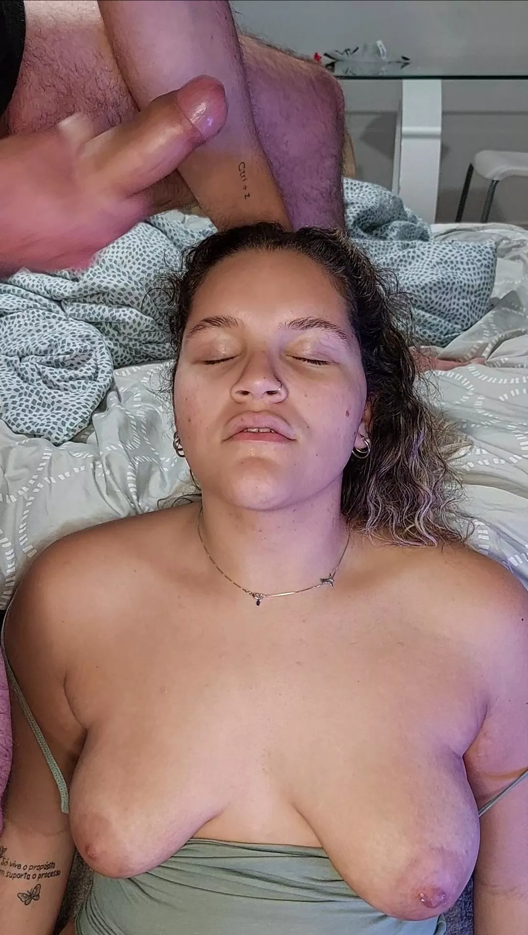 when she waits anxiously for milk💦