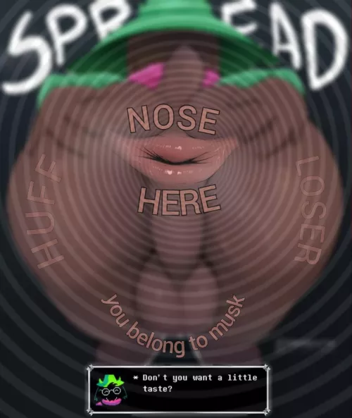 Worship Musk <3 [Artist: snuckums] [Caption by me]