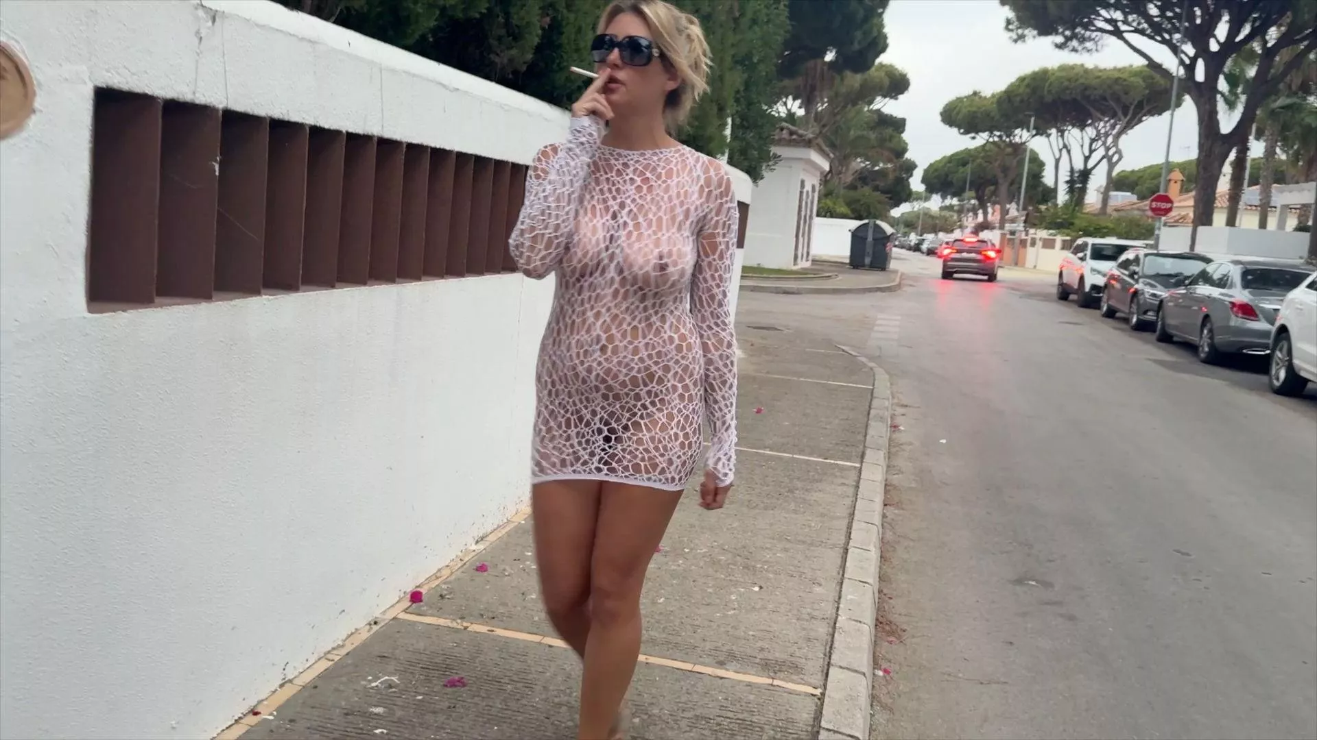 Would you also turn around with your car?