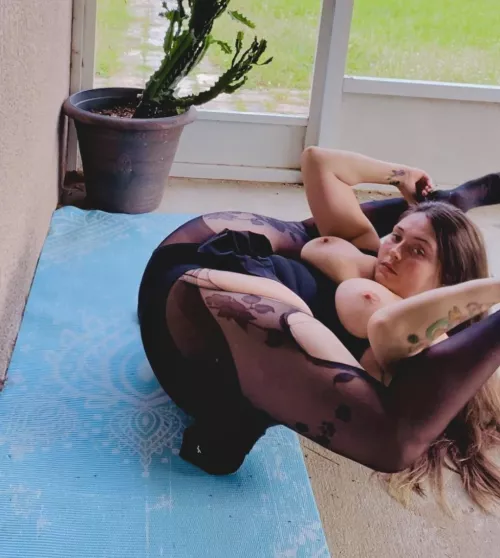 Bend me and stretch me baby I need it