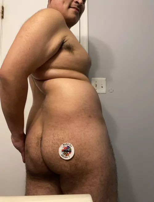 Did my civic responsibility now i get to chill naked!