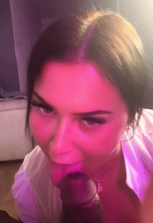 Enjoying a BBC with my husband....