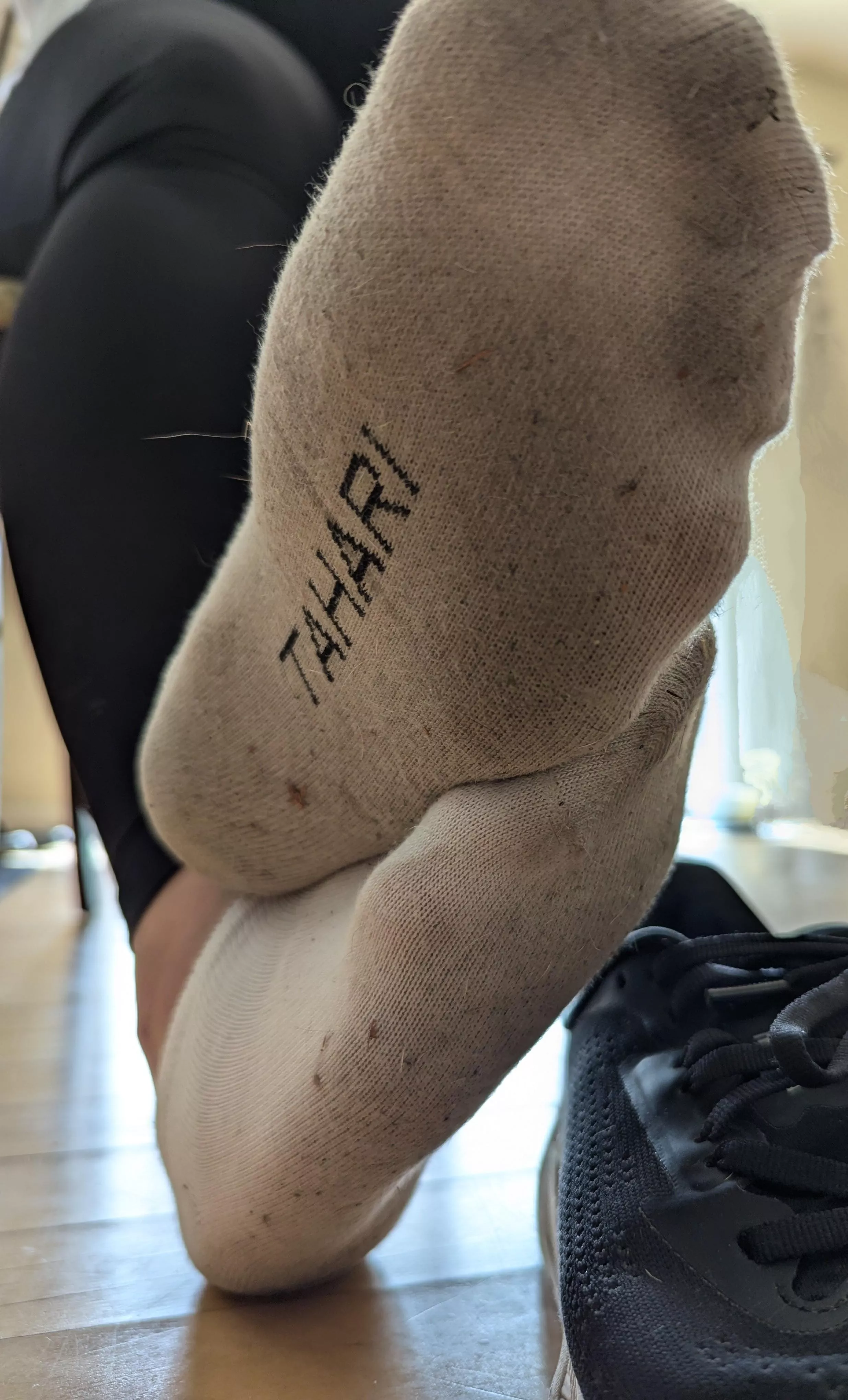 [F] Need a little sock licker to clean my sweaty post workout socks! 