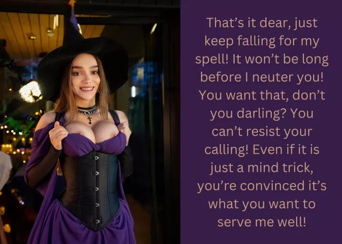 Falling for her spell!