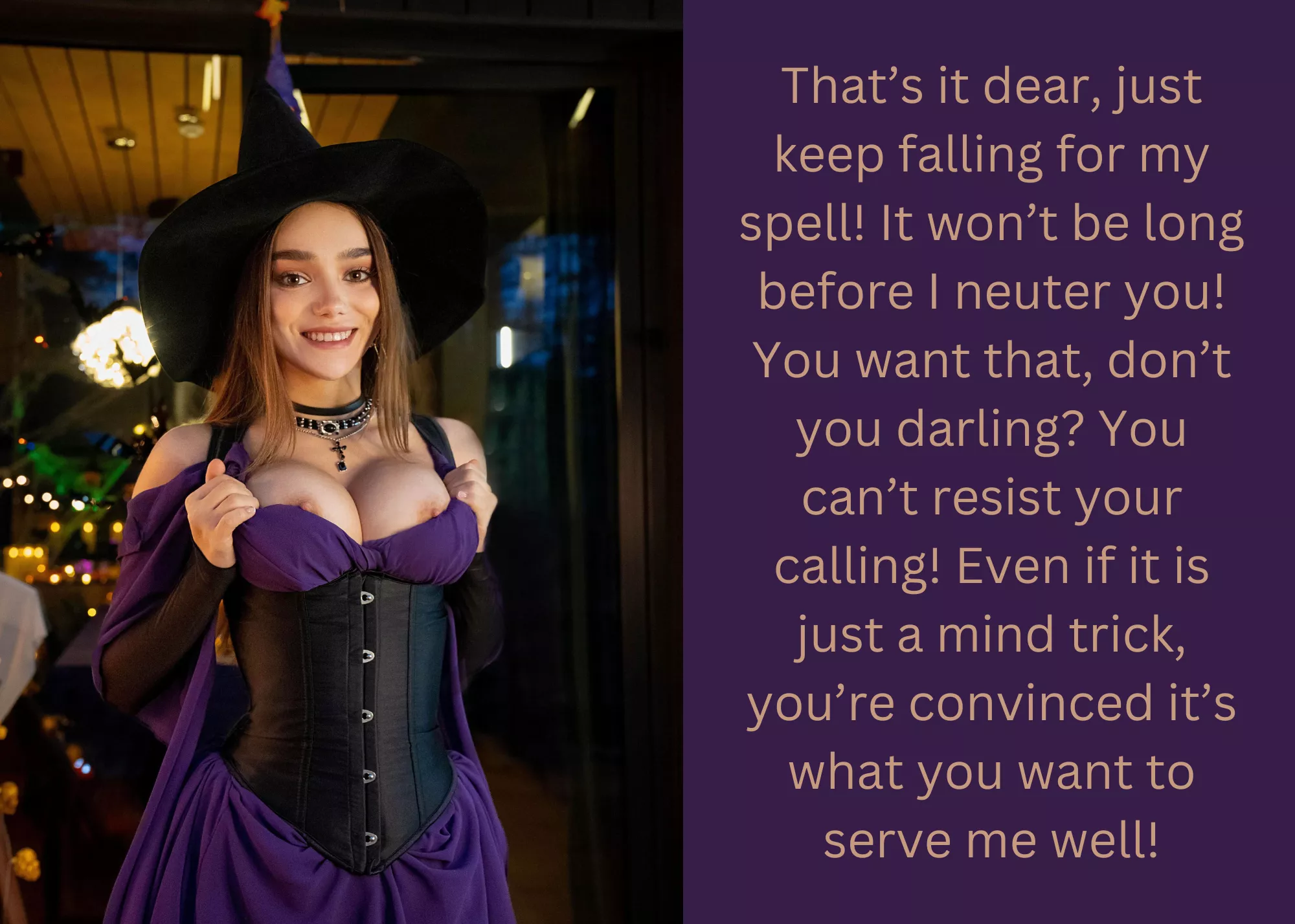 Falling for her spell!