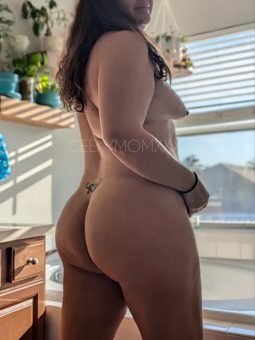 Fresh from the shower 